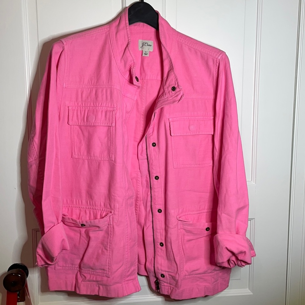 J. Crew garment dyed utility jacket